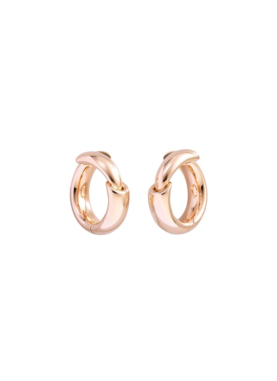 Women VHERNIER Fine Jewellery | Calla 18K Rose Gold Midi Earrings