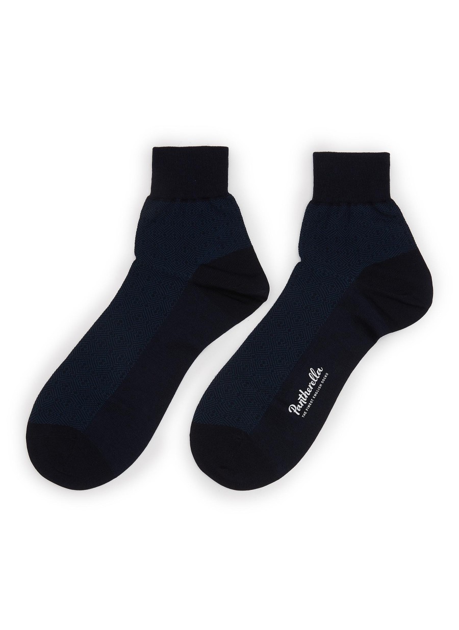 Men PANTHERELLA Socks | Hyde Cotton Long Ankle Socks