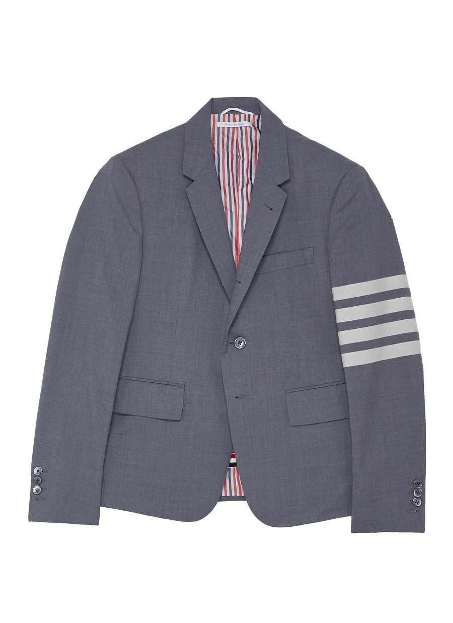 Men THOM BROWNE Suits | Four Bar Plain Weave Blazer