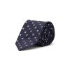 Men STEFANOBIGI MILANO Ties | Geometric Embroidered Silk Tie