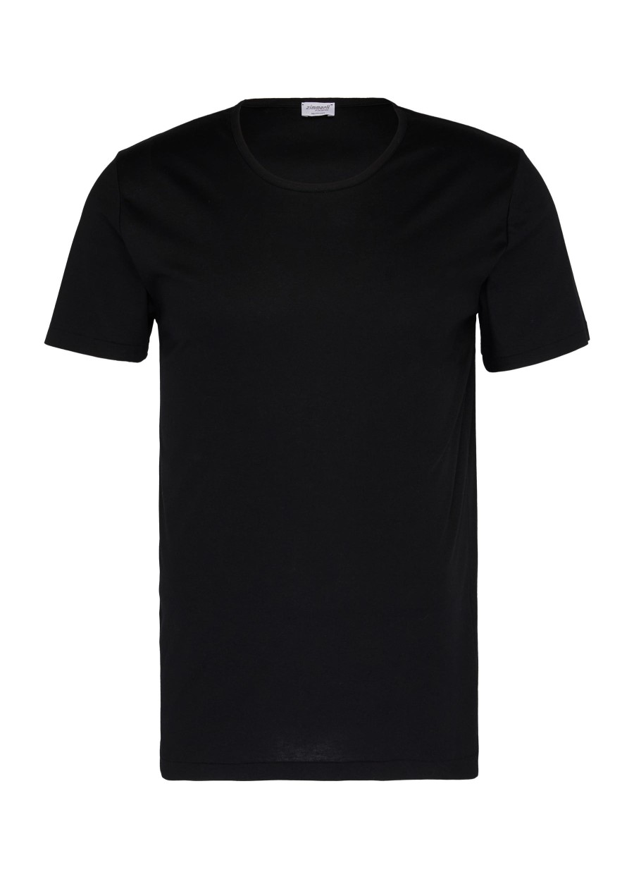 Men ZIMMERLI T-Shirts | Sea Island' Cotton Crewneck Undershirt