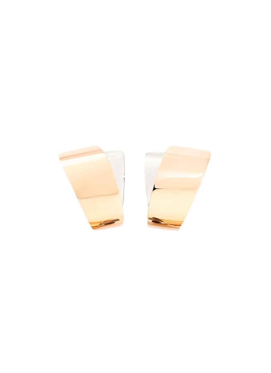 Women VHERNIER Fine Jewellery | Tourbillon 18K White Rose Gold Mini Earclips