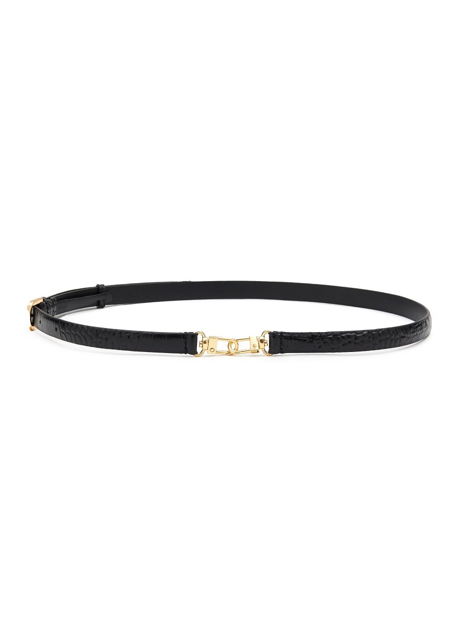 Women TOTEME Belts | Double Clasp Leather Belt