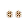 Women LANE CRAWFORD VINTAGE ACCESSORIES Vintage Accessories | Donald Stannard Gold Tone Faux Pearls Earrings