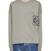 Men LOEWE Pullovers & Hoodies | Woven Anagram Pocket Sweater