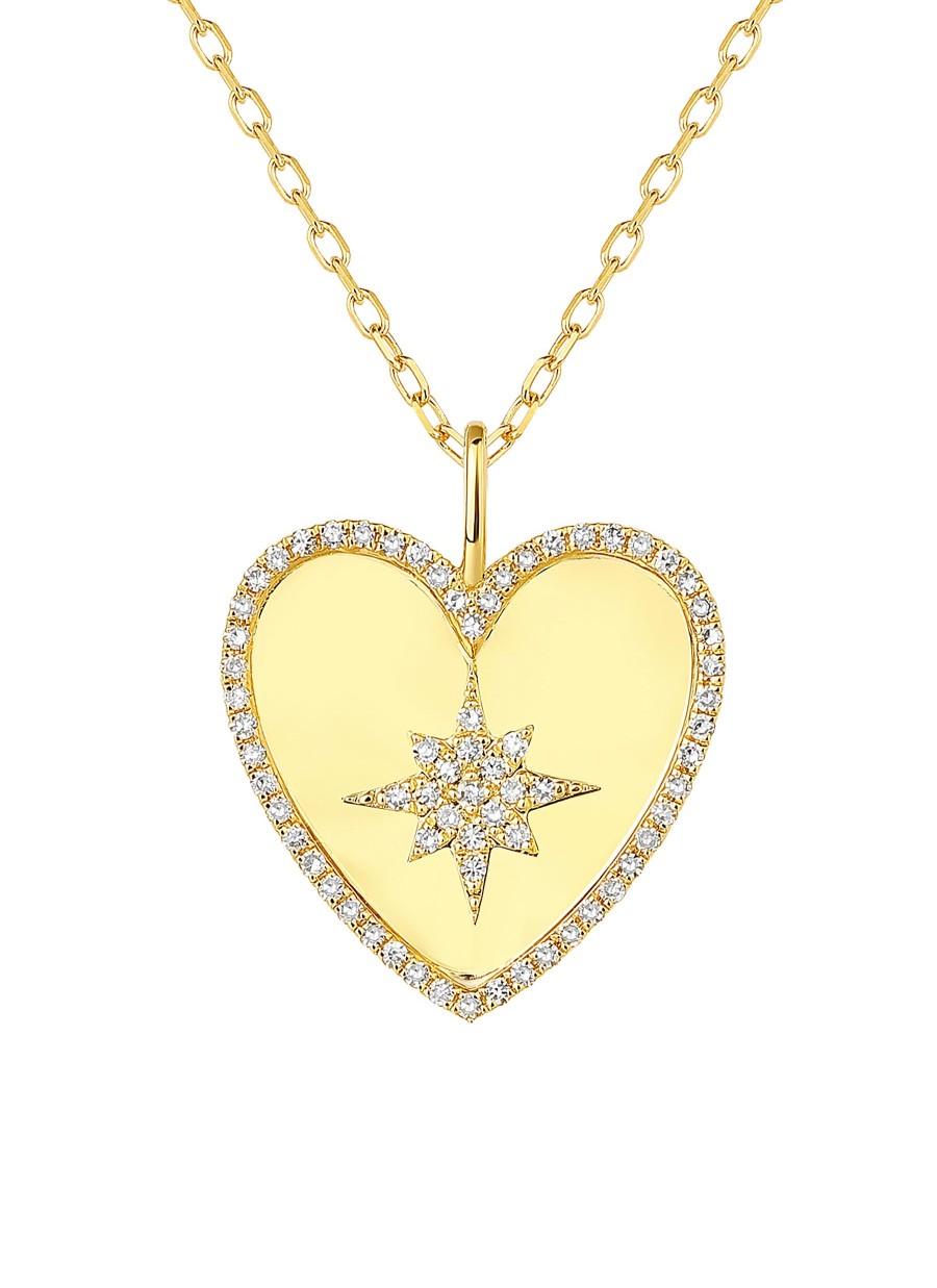 Women LC COLLECTION JEWELLERY Fine Jewellery | 18K Gold Diamond Pendant Necklace