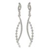 Women LC COLLECTION JEWELLERY Fine Jewellery | 18K White Gold Diamond Earrings