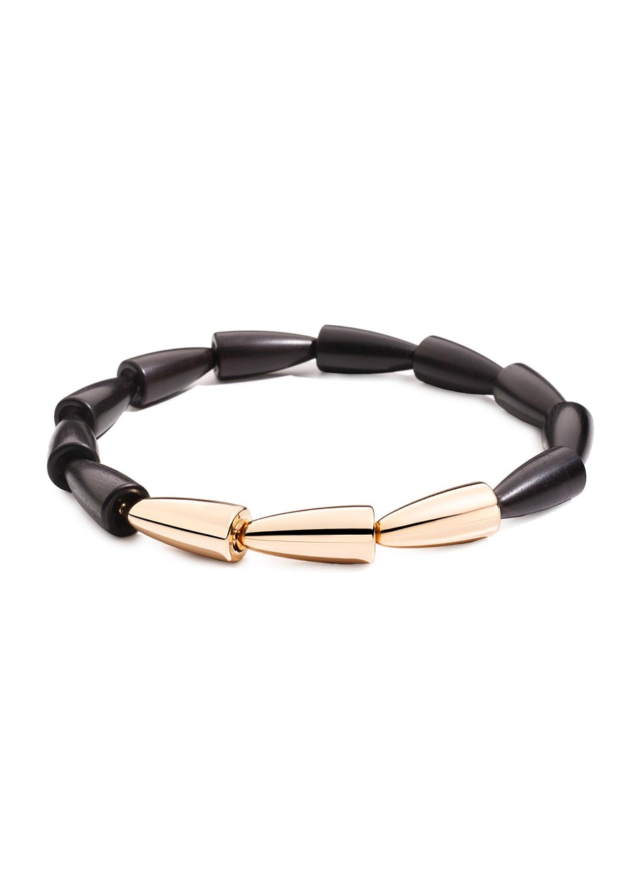 Women VHERNIER Fine Jewellery | Calla 18K Rose Gold Ebony Necklace