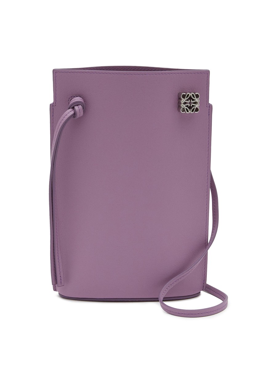 Women LOEWE Crossbody | Dice Leather Pocket Bag