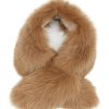 Women YVES SALOMON Scarves & Wraps | Fox Fur Collar