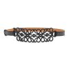 Women LOEWE Belts | Anagram Cutout Calfskin Leather Belt