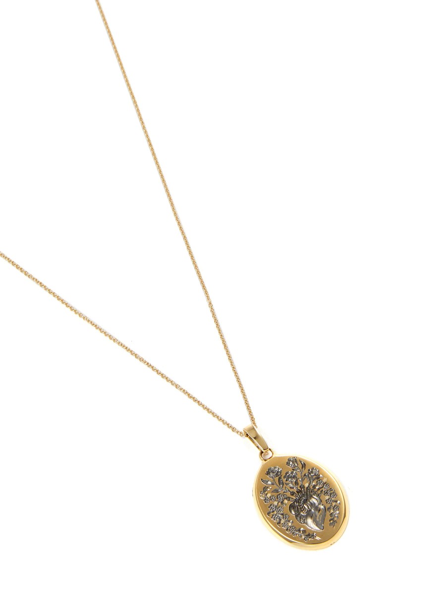 Women CASTRO SMITH Fine Jewellery | Large Heart 18K Yellow Gold Pendant