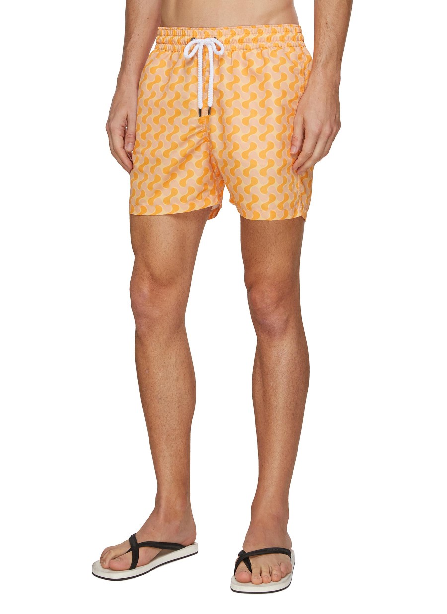 Men FRESCOBOL CARIOCA Swimwear | Copacabana Print Swim Trunks