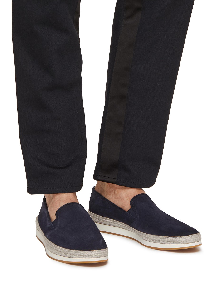 Men PRADA Flats | Suede Loafers