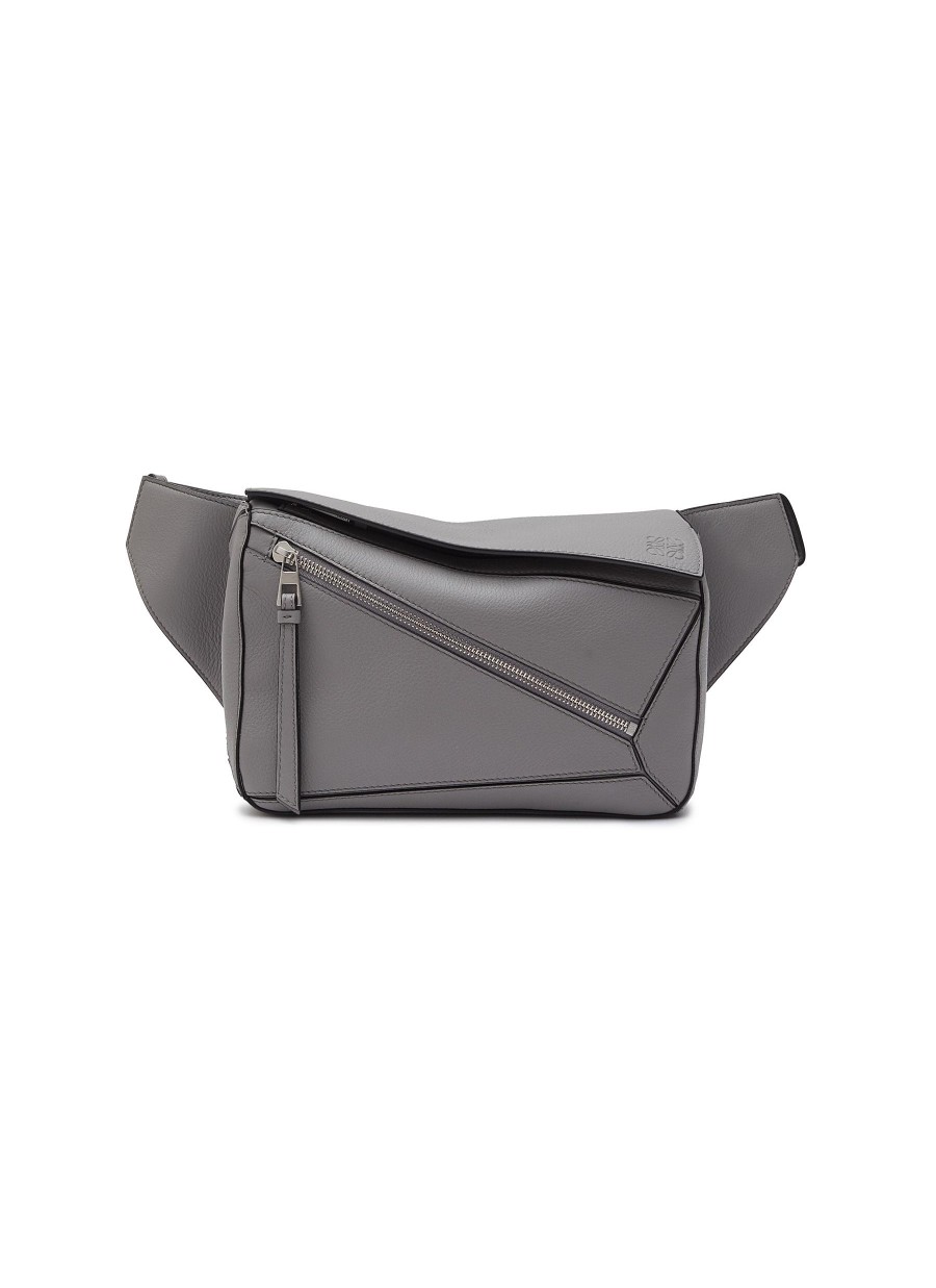 Men LOEWE Crossbody | Small 'Puzzle' Leather Bumbag