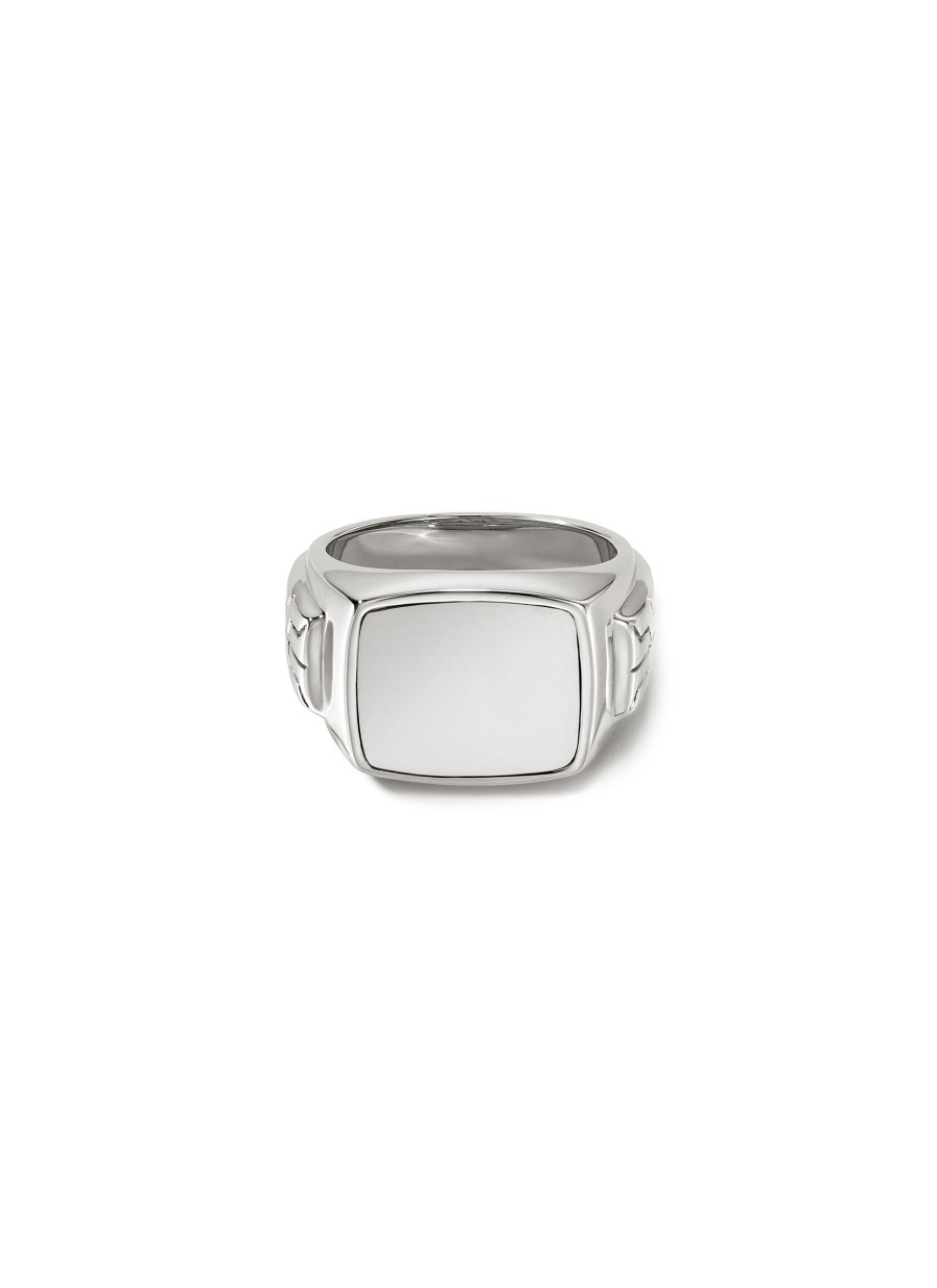 Women JOHN HARDY Fine Jewellery | Silver Signet Ring — Size 09