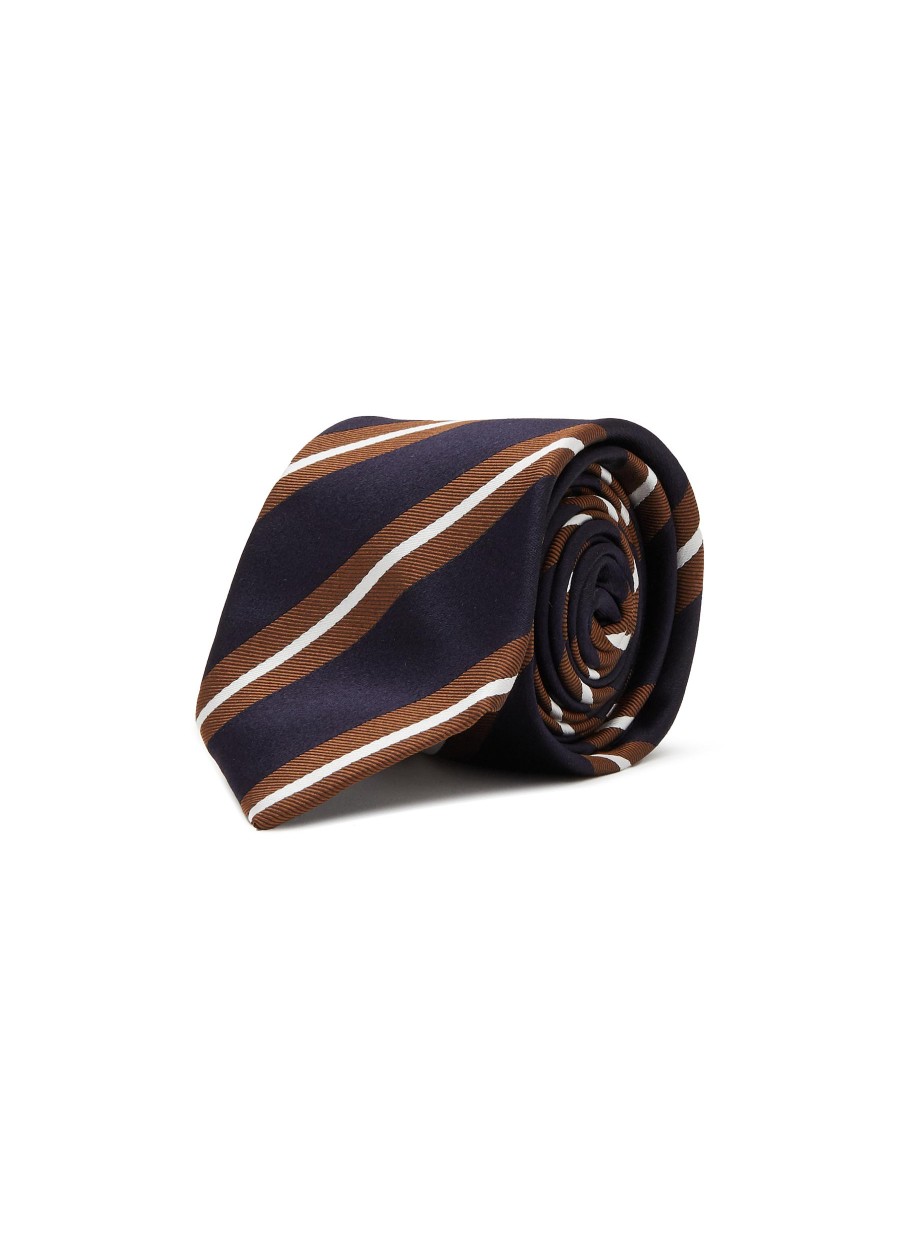 Men STEFANOBIGI MILANO Ties | Striped Silk Tie