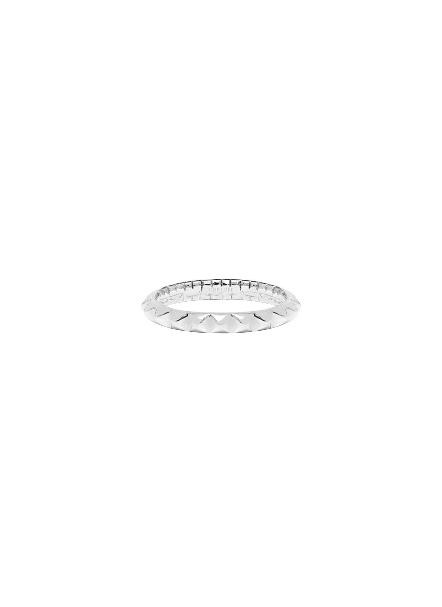 Women KORLOFF Fine Jewellery | Korlove 18K White Gold Ring