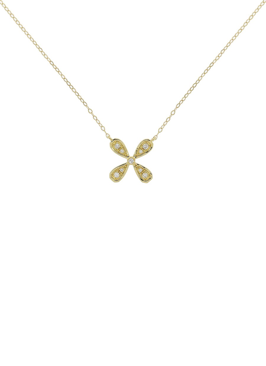 Women LC COLLECTION JEWELLERY Fine Jewellery | 18K Gold Diamond Pendant Necklace