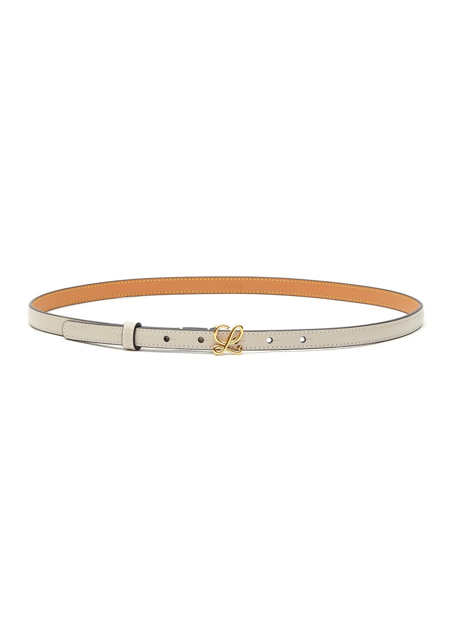 Women LOEWE Belts | L' Buckle Nappa Leather Belt