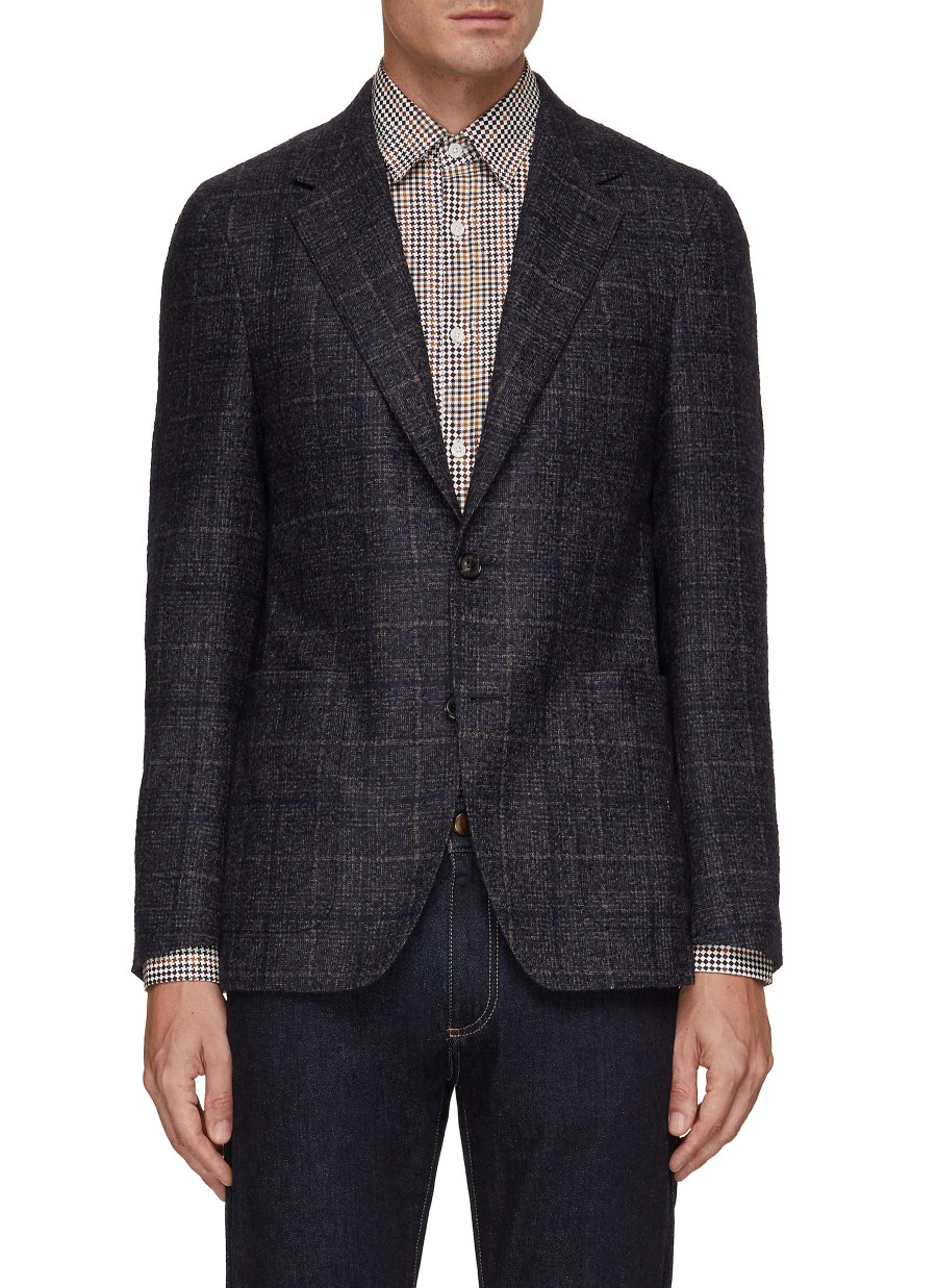 Men CANALI Suits | Ultra Light Single Breasted Notch Lapel Blazer