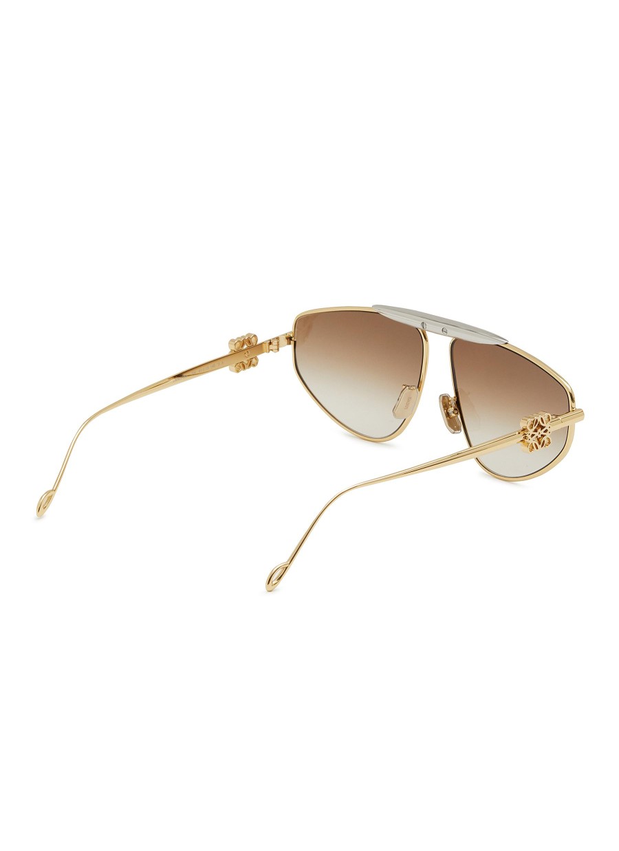 Women LOEWE Eyewear | Metal Aviator Sunglasses