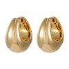 Women NUMBERING Fashion Jewellery | 14K Gold Plated Sterling Silver Hoop Earrings