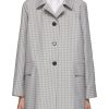 Women THOM BROWNE Jackets | Check Box Pleat Coat