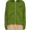 Men BOTTEGA VENETA Jackets | Triangular Pocket Detailing Nylon Windbreaker