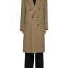 Men THE ROW Coats | Anders Double Breasted Cashmere Coat