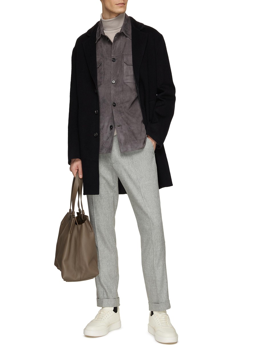 Men EQUIL Jackets | Suede Shirt Jacket