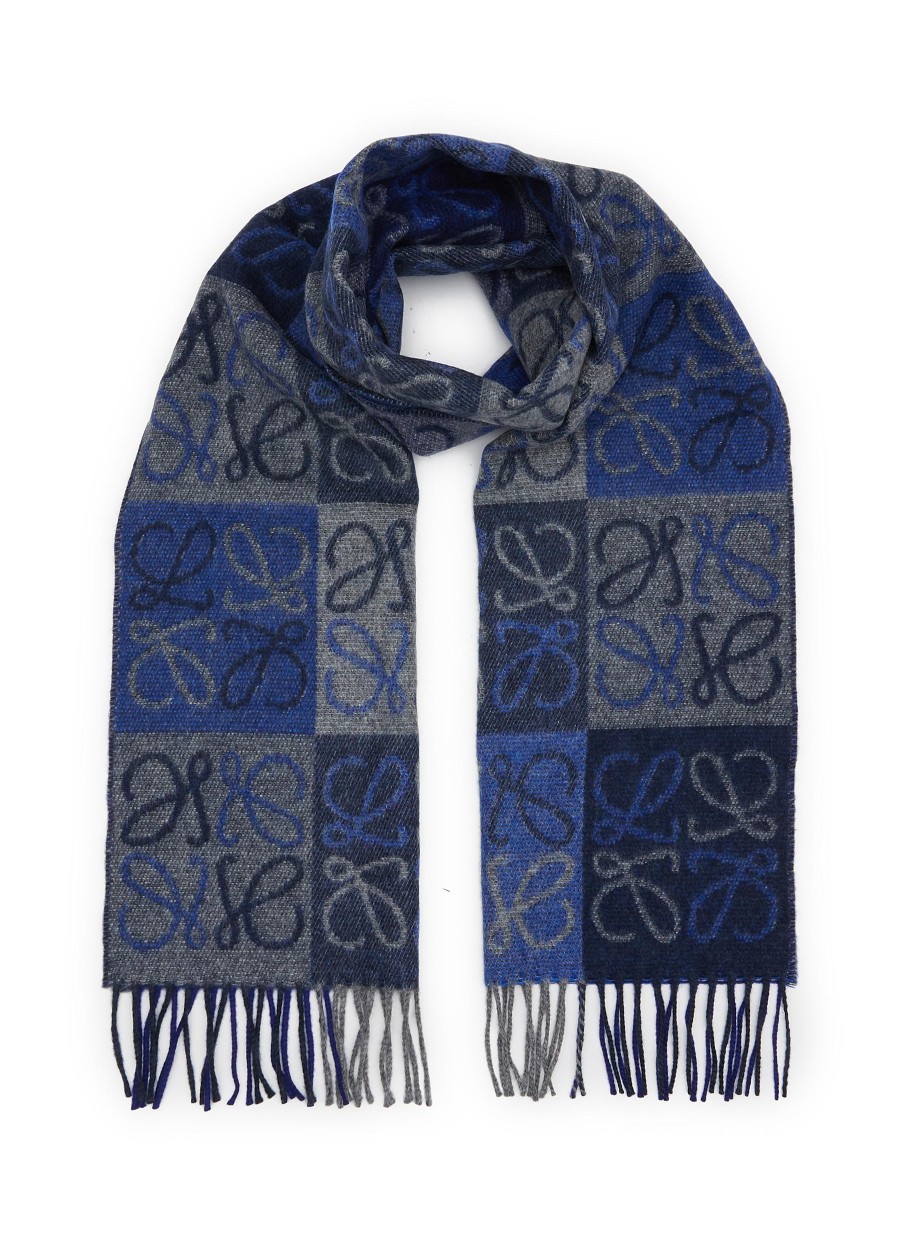 Men LOEWE Scarves | Anagram Cashmere Blend Scarf