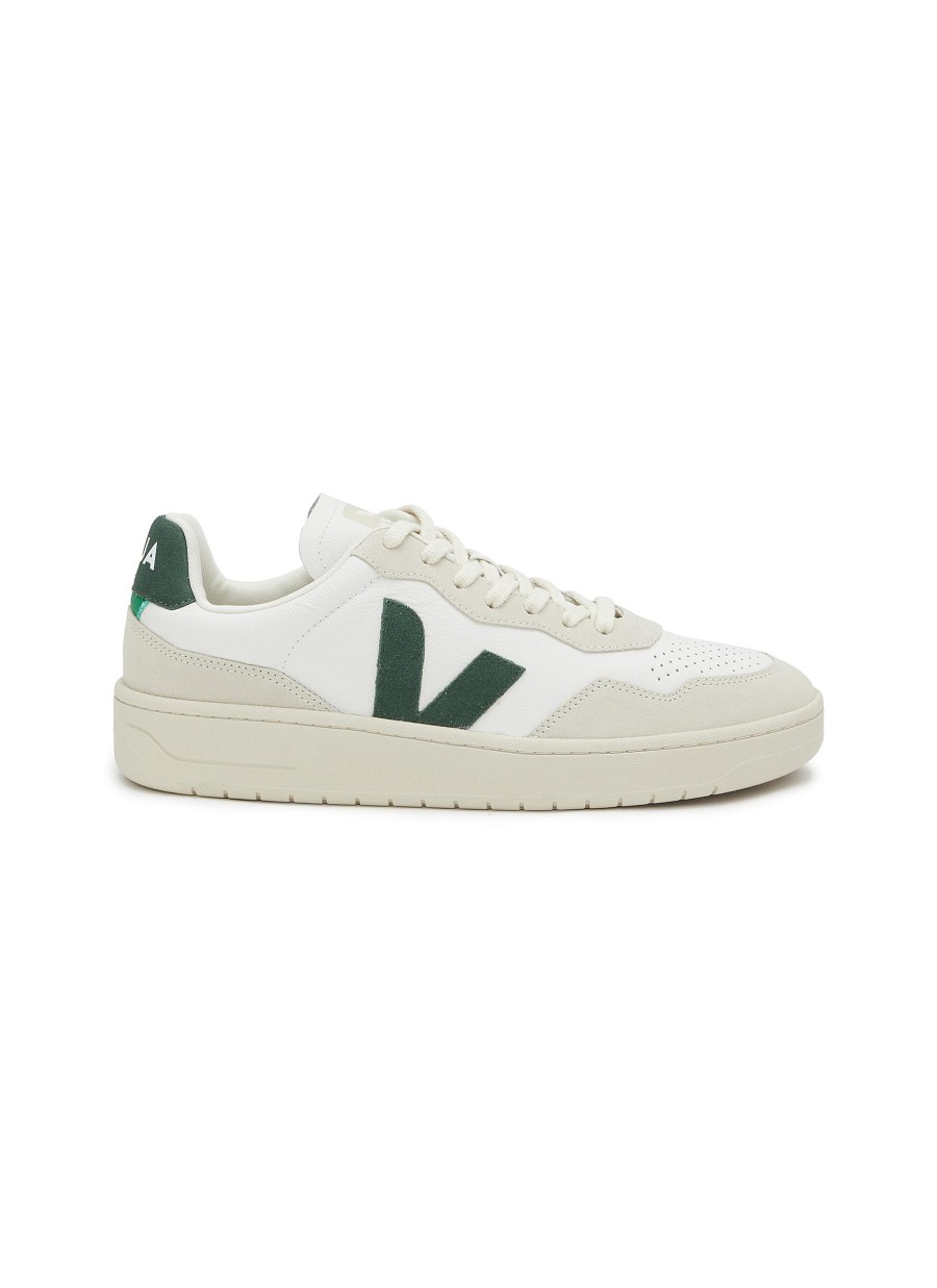 Men VEJA Sneakers | V-90 Leather Suede Sneakers