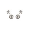 Women LC COLLECTION JEWELLERY Fine Jewellery | 18K White Gold Diamond Stud Earrings