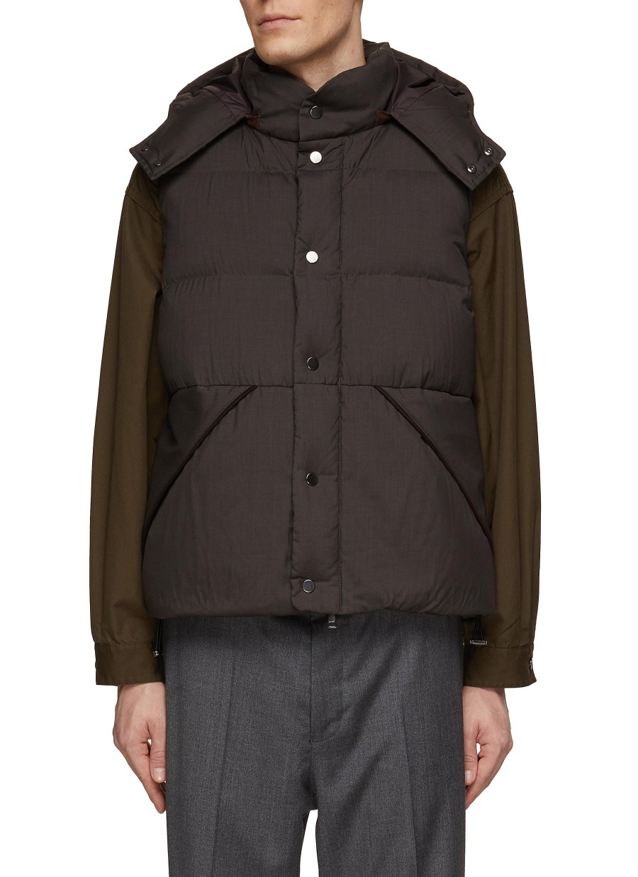 Men EQUIL Jackets | Removable Hood Puffer Vest