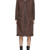 Women YVES SALOMON ARMY Coats | Hooded Detachable Long Coat