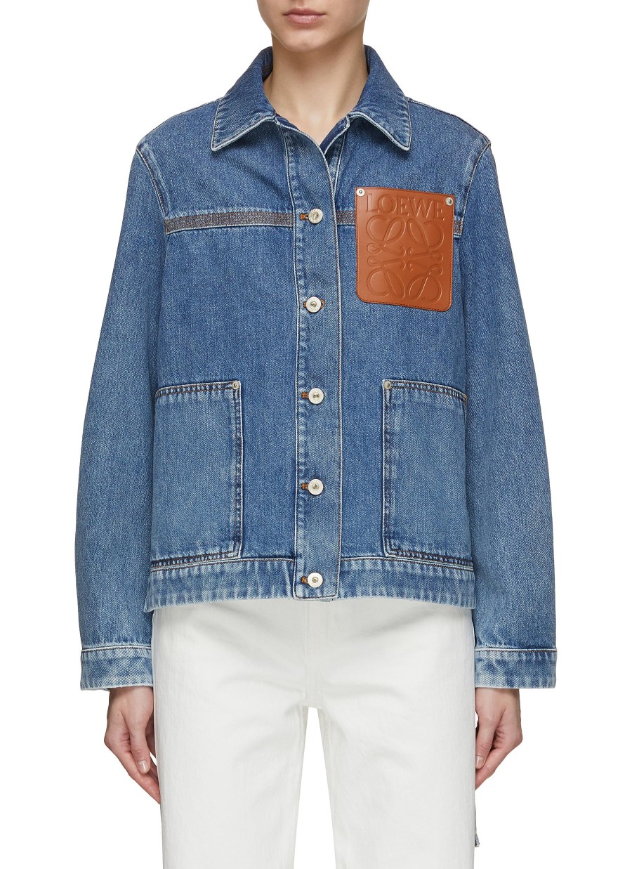 Women LOEWE Jackets | Workwear Denim Jacket