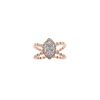 Women LC COLLECTION JEWELLERY Fine Jewellery | 18K Rose Gold Diamond Ring — Size Us 7