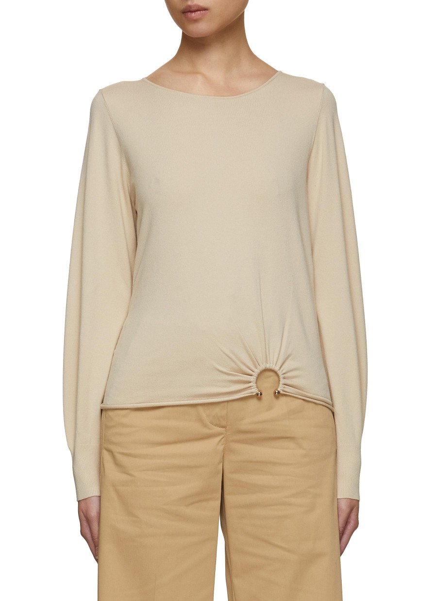 Women MARELLA Tops | Gold Ring Knit Top