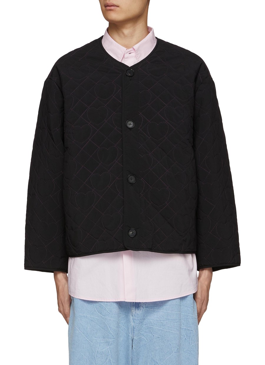 Men FFIXXED STUDIOS Jackets | Heart Stitched Quilted Jacket