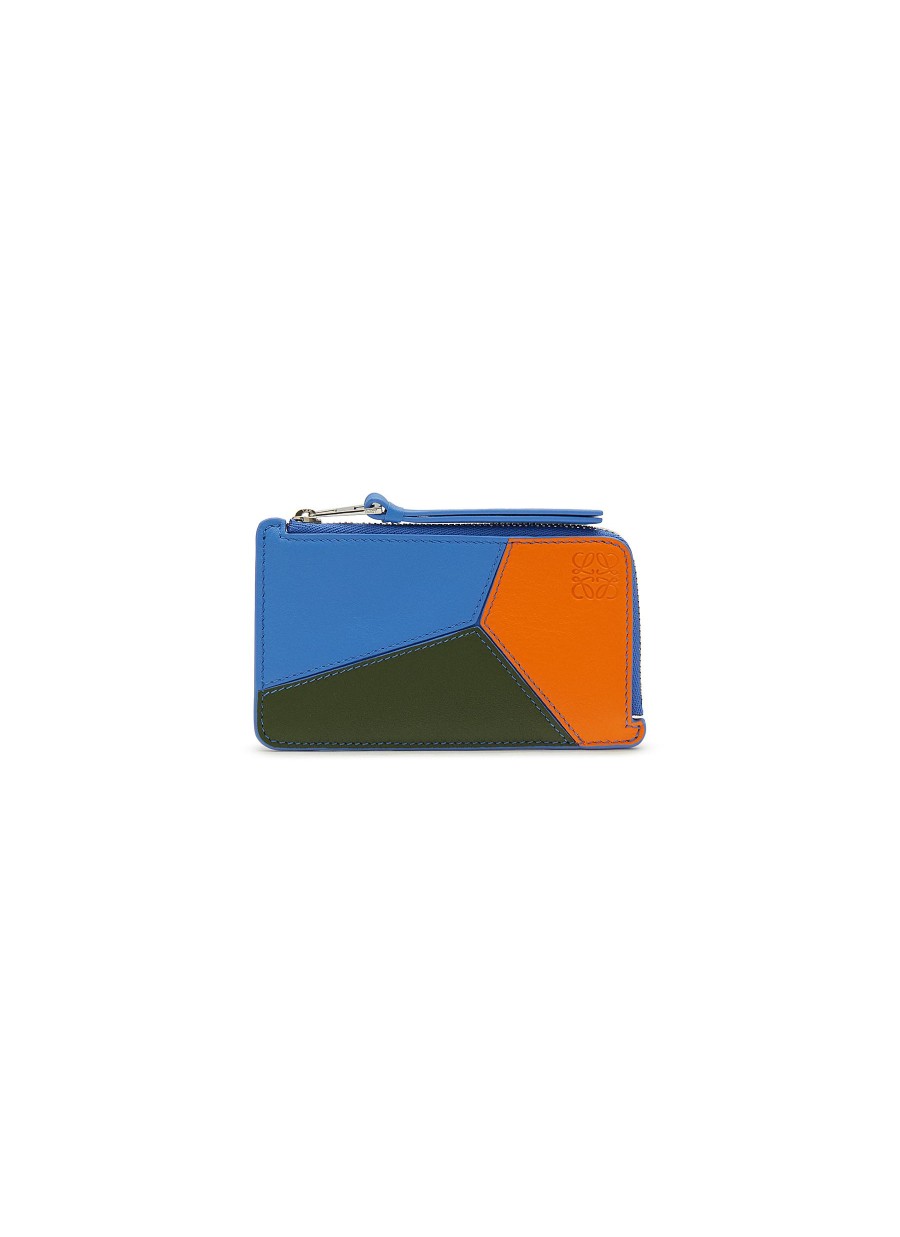 Men LOEWE Small Leather Goods | Puzzle Leather Coin Cardholder