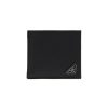 Men PRADA Small Leather Goods | Enamelled Logo Saffiano Leather Bi-Fold Wallet