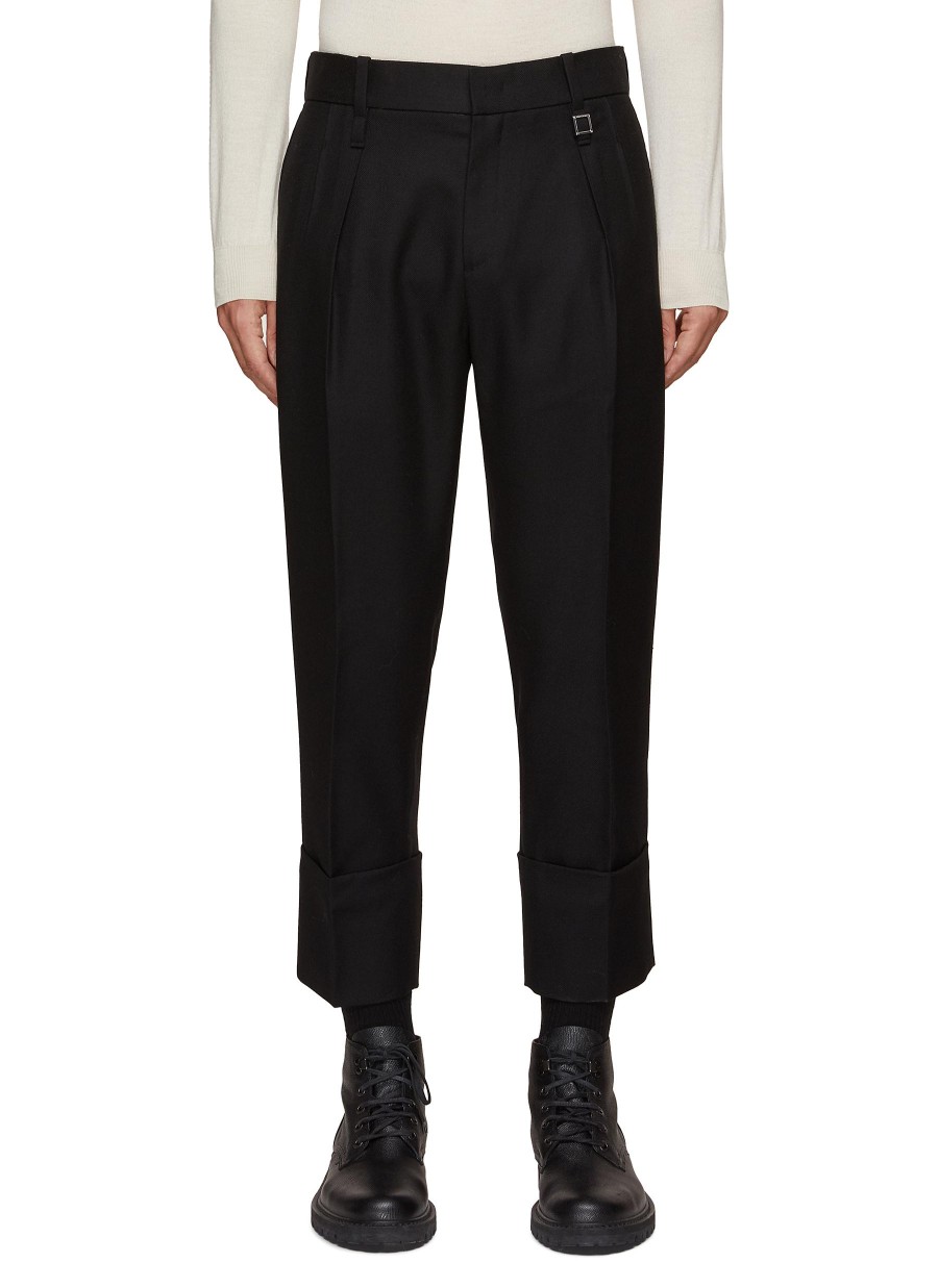 Men WOOYOUNGMI Pants | Straight Leg Cuffed Pants