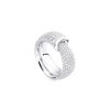 Women VHERNIER Fine Jewellery | Calla 18K Rhodium Plated White Gold Diamond Ring — Size 53