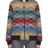 Women MISSONI Jackets | Reversible Rainbow Bomber Jacket