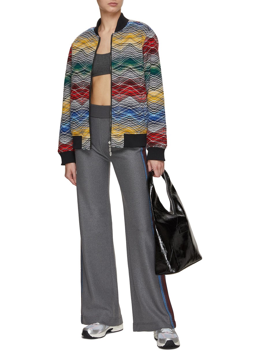 Women MISSONI Jackets | Reversible Rainbow Bomber Jacket