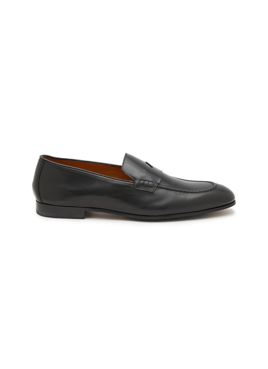 Men DOUCAL'S Flats | Adler Leather Loafers