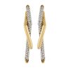 Women DEMARSON Fashion Jewellery | Neptune Crystal Pave Earrings