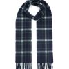 Men COLOMBO Scarves | Check Print Cashmere Scarf