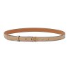 Women LOEWE Belts | Soft Grained Calf Leather Anagram Belt